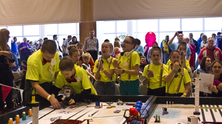Lassonde hosts LEGO League to promote innovation in youth.