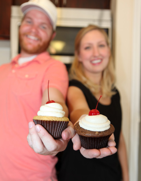 Erik and Cori Larsen launched a cupcake store in India featuring flavors such as coriander, anise and chicku.