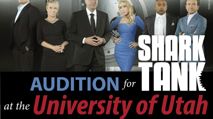 Shark Tank auditions help on the University of Utah campus.