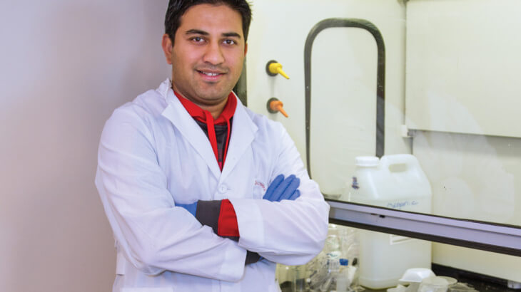 University of Utah student Dhiman Bhattacharyya develops breathalyzer to detect tuberculosis.