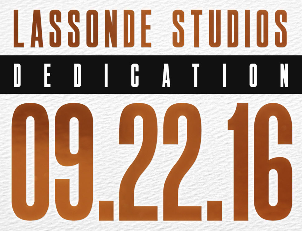 Lassonde Studios Dedication