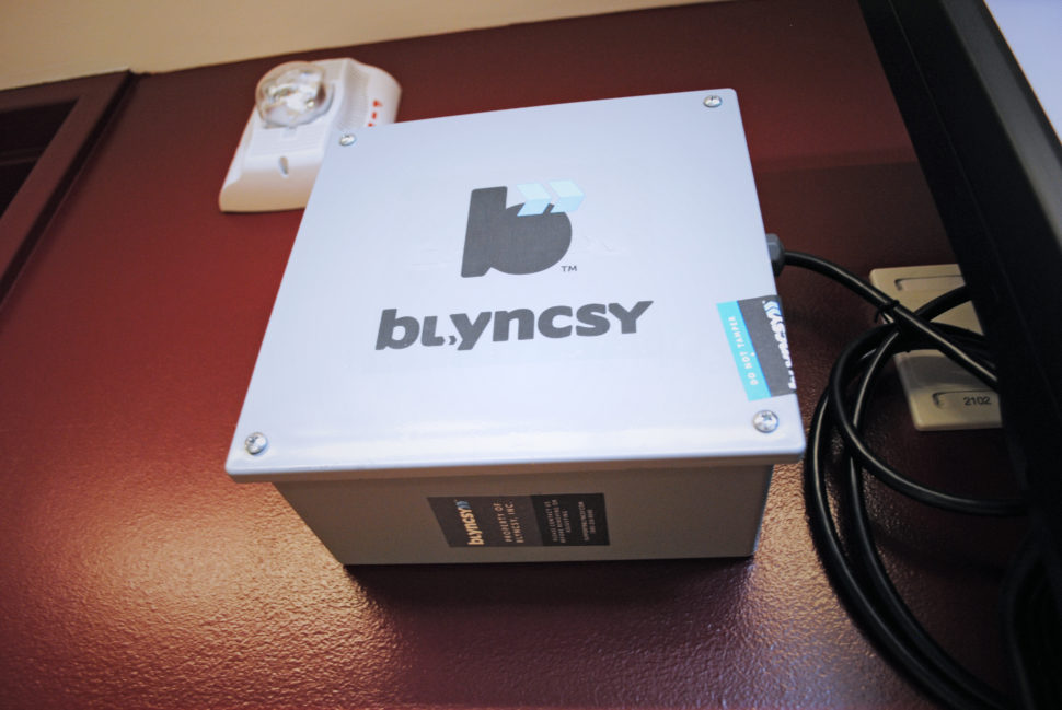 Blyncsy device at the University of Utah