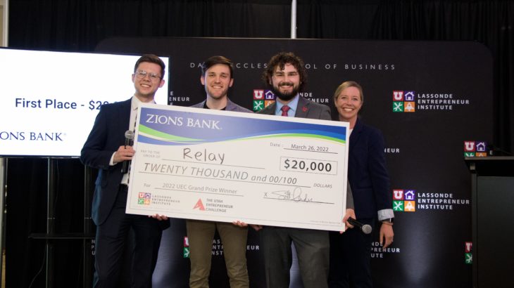 Utah Entrepreneur Challenge, Relay, Winner 2022