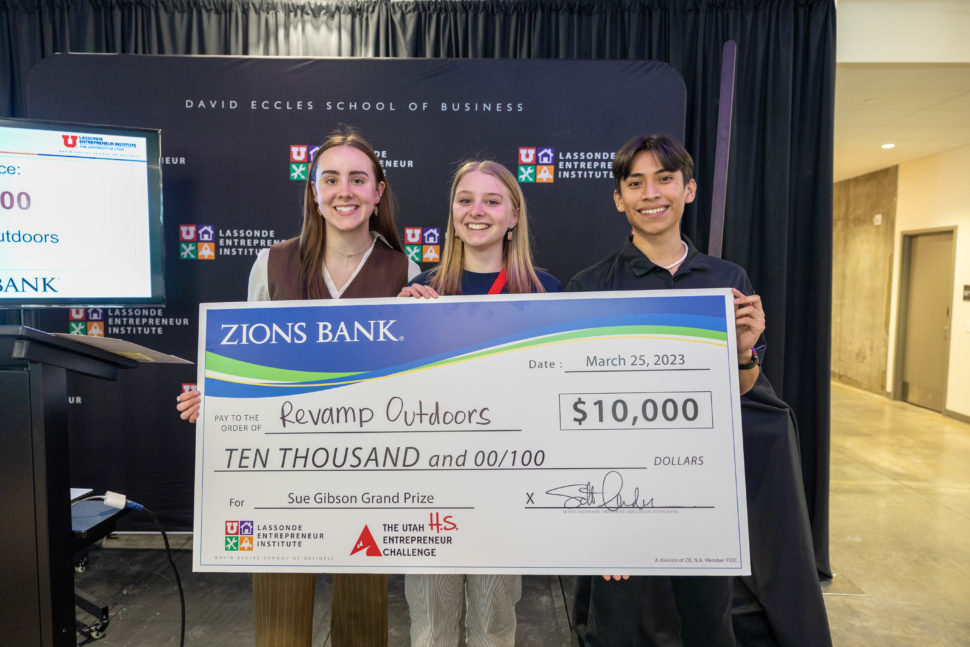 Revamp Outdoors Wins $10,000 Grand Prize in 2023 High School Utah ...